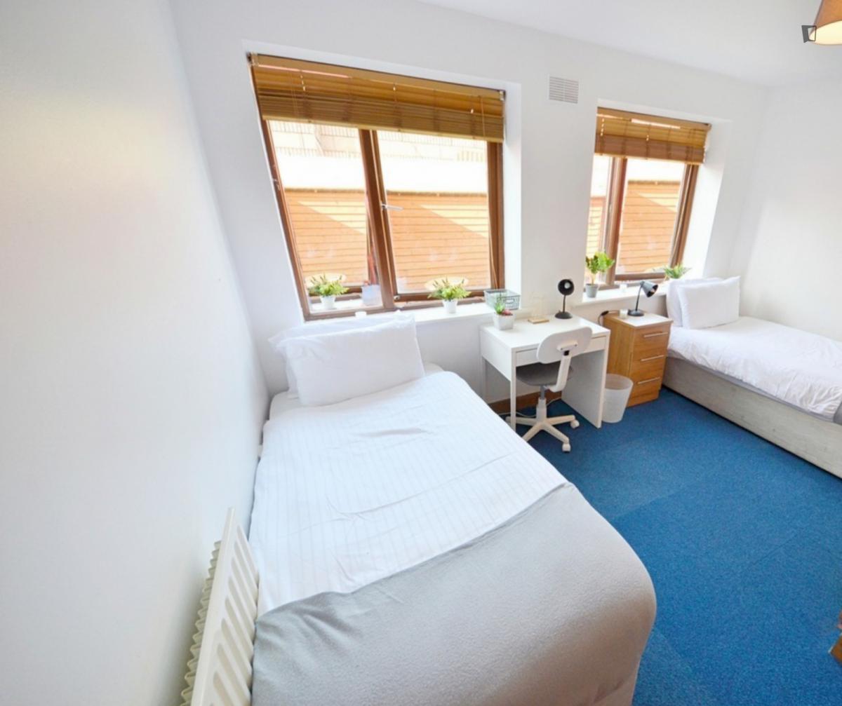 Bed in a male twin ensuite bedroom, in Stoneybatter