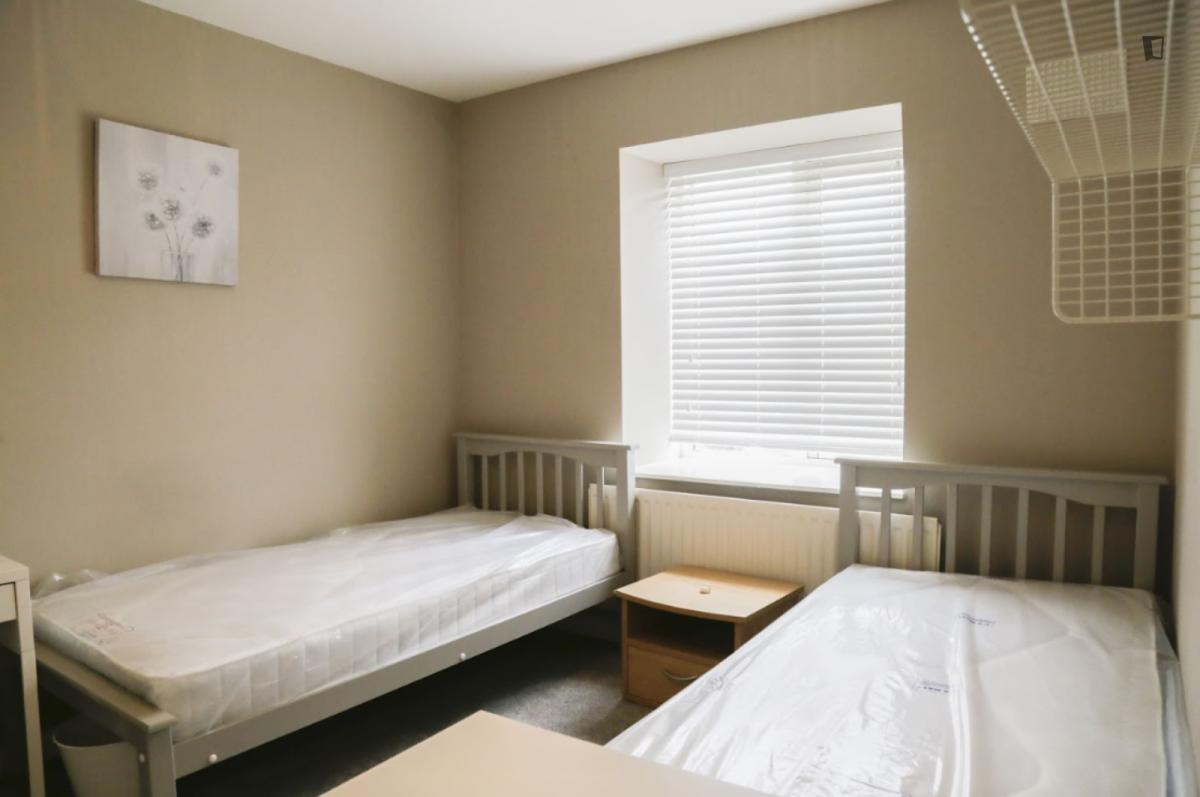 Single Bed in twin bedroom in Dublin City Center